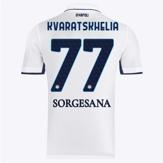 ssc napoli maglia gara away 20242025 – 77 – khvicha kvaratskhelia SSC Napoli | Scopri la Collezione Sullo Shop Ufficiale