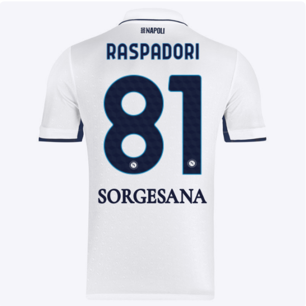ssc napoli maglia gara away 20242025 – 81 – giacomo raspadori SSC Napoli | Scopri la Collezione Sullo Shop Ufficiale