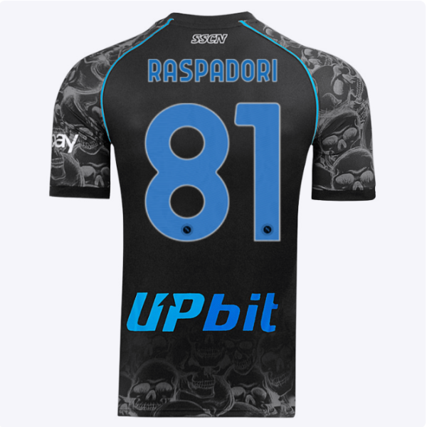 ssc napoli maglia gara halloween 20232024 – 81 – giacomo raspadori SSC Napoli | Scopri la Collezione Sullo Shop Ufficiale