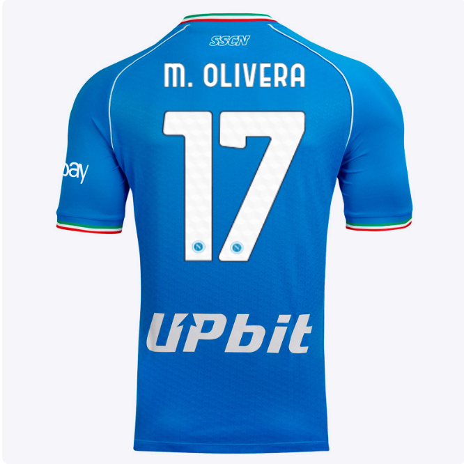 ssc napoli maglia gara home 20232024 – 17 – mathías olivera SSC Napoli | Scopri la Collezione Sullo Shop Ufficiale