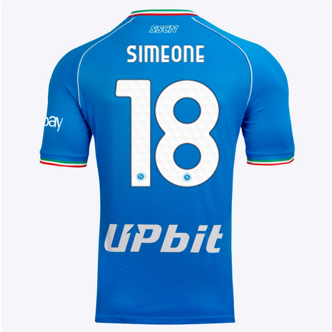 ssc napoli maglia gara home 20232024 – 18 – giovanni simeone SSC Napoli | Scopri la Collezione Sullo Shop Ufficiale