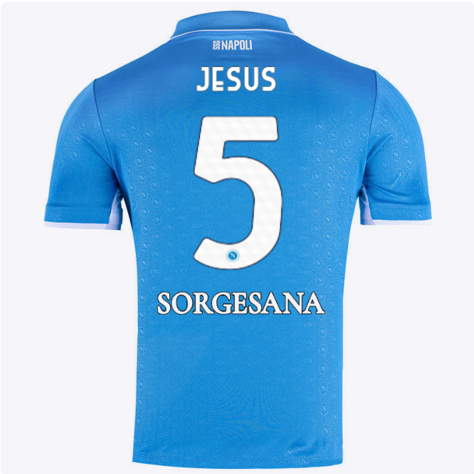 ssc napoli maglia gara home 20242025 – 5 – juan jesus SSC Napoli | Scopri la Collezione Sullo Shop Ufficiale