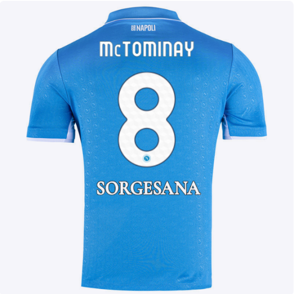 ssc napoli maglia gara home 20242025 – 8 – scott mctominay SSC Napoli | Scopri la Collezione Sullo Shop Ufficiale