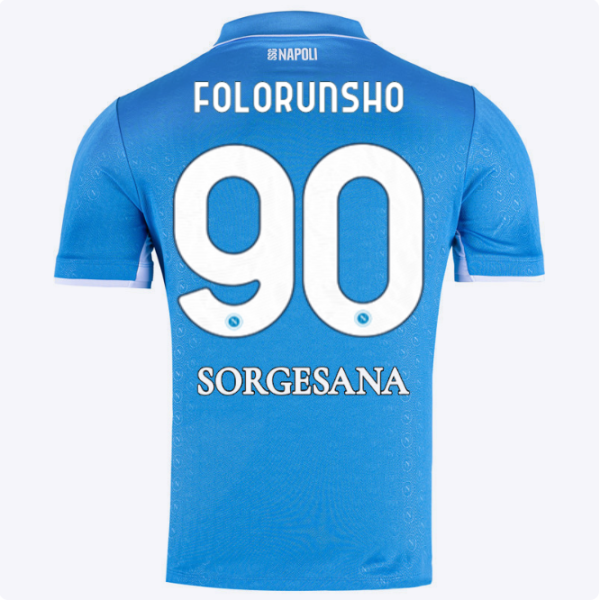 ssc napoli maglia gara home 20242025 – 90 – michael folorunsho SSC Napoli | Scopri la Collezione Sullo Shop Ufficiale
