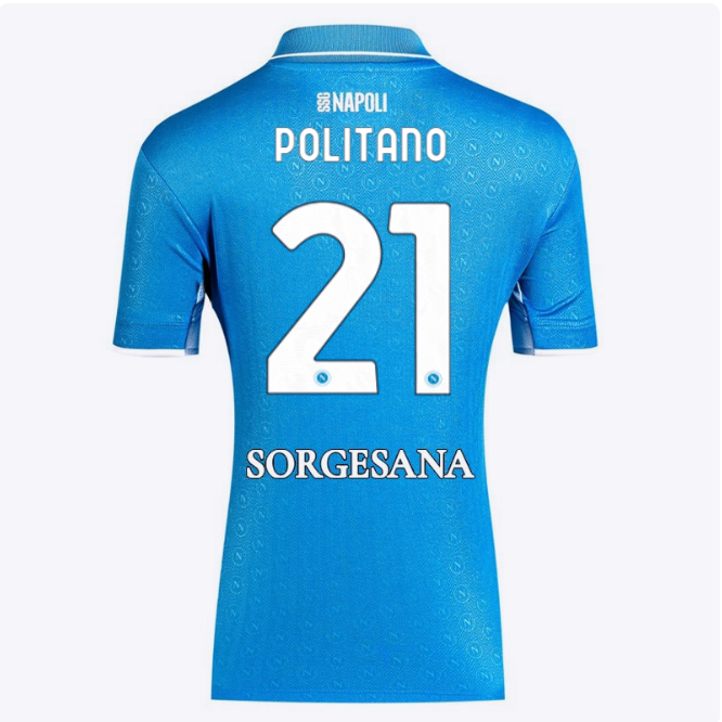 ssc napoli maglia gara home donna 20242025 – 21 – matteo politano SSC Napoli | Scopri la Collezione Sullo Shop Ufficiale