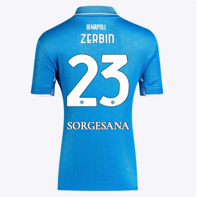 ssc napoli maglia gara home donna 20242025 – 23 – alessio zerbin SSC Napoli | Scopri la Collezione Sullo Shop Ufficiale