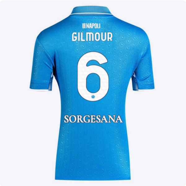 ssc napoli maglia gara home donna 20242025 – 6 – billy gilmour SSC Napoli | Scopri la Collezione Sullo Shop Ufficiale