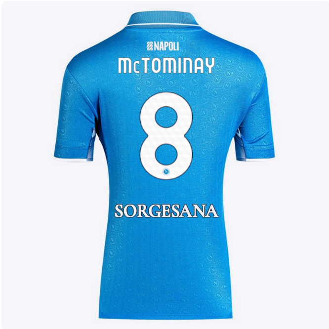 ssc napoli maglia gara home donna 20242025 – 8 – scott mctominay SSC Napoli | Scopri la Collezione Sullo Shop Ufficiale