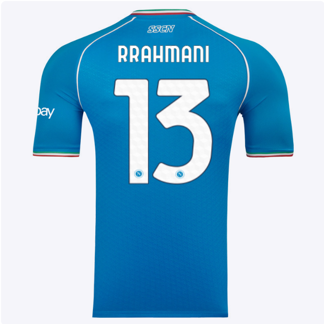 ssc napoli maglia gara home euro 20232024 – 13 – amir rrahmani SSC Napoli | Scopri la Collezione Sullo Shop Ufficiale