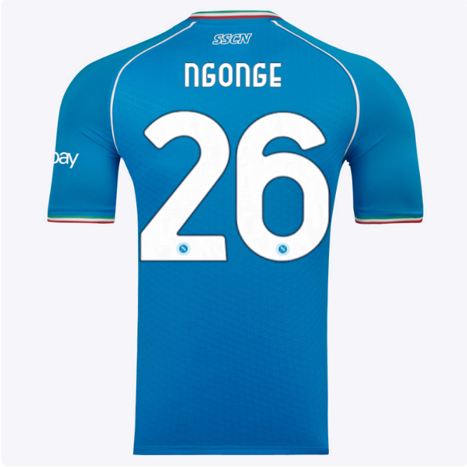 ssc napoli maglia gara home euro 20232024 – 26 – cyril ngonge SSC Napoli | Scopri la Collezione Sullo Shop Ufficiale