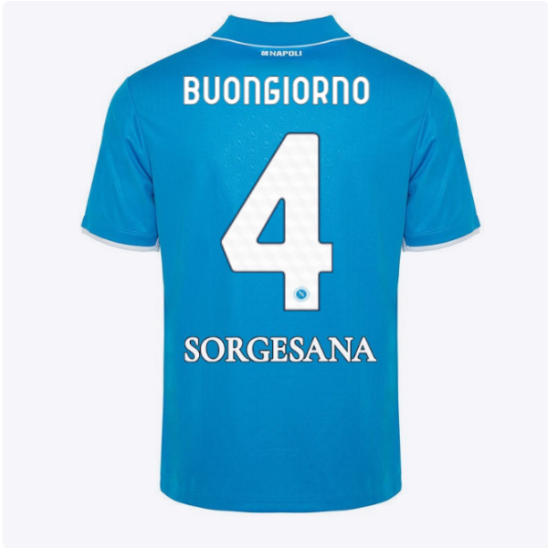 ssc napoli maglia gara home junior 20242025 – 4 – alessandro buongiorno SSC Napoli | Scopri la Collezione Sullo Shop Ufficiale