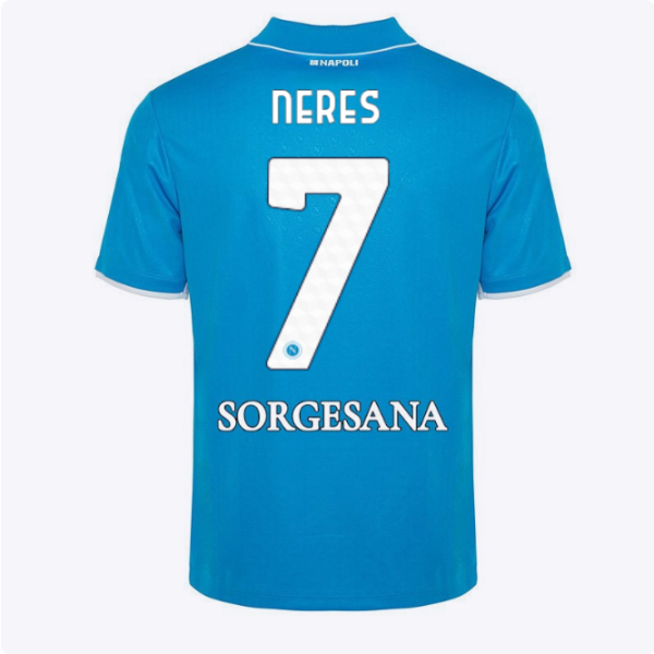 ssc napoli maglia gara home junior 20242025 – 7 – david neres SSC Napoli | Scopri la Collezione Sullo Shop Ufficiale