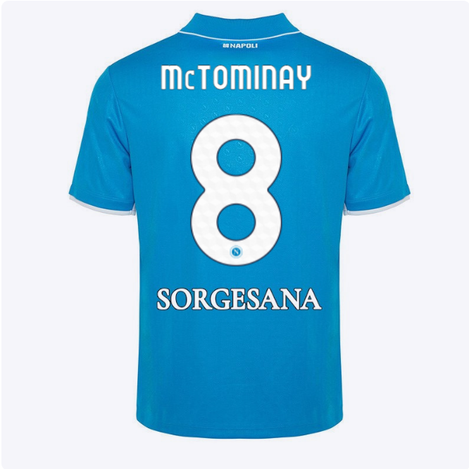 ssc napoli maglia gara home junior 20242025 – 8 – scott mctominay SSC Napoli | Scopri la Collezione Sullo Shop Ufficiale