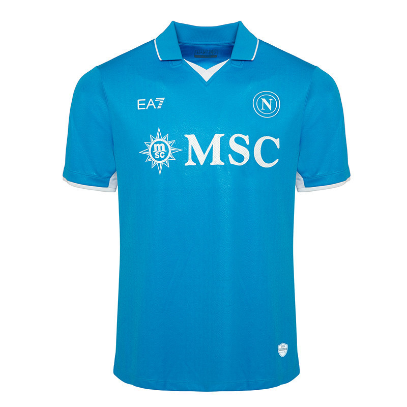 ssc napoli maglia gara home junior 20242025 con stampa personalizzazione SSC Napoli | Scopri la Collezione Sullo Shop Ufficiale