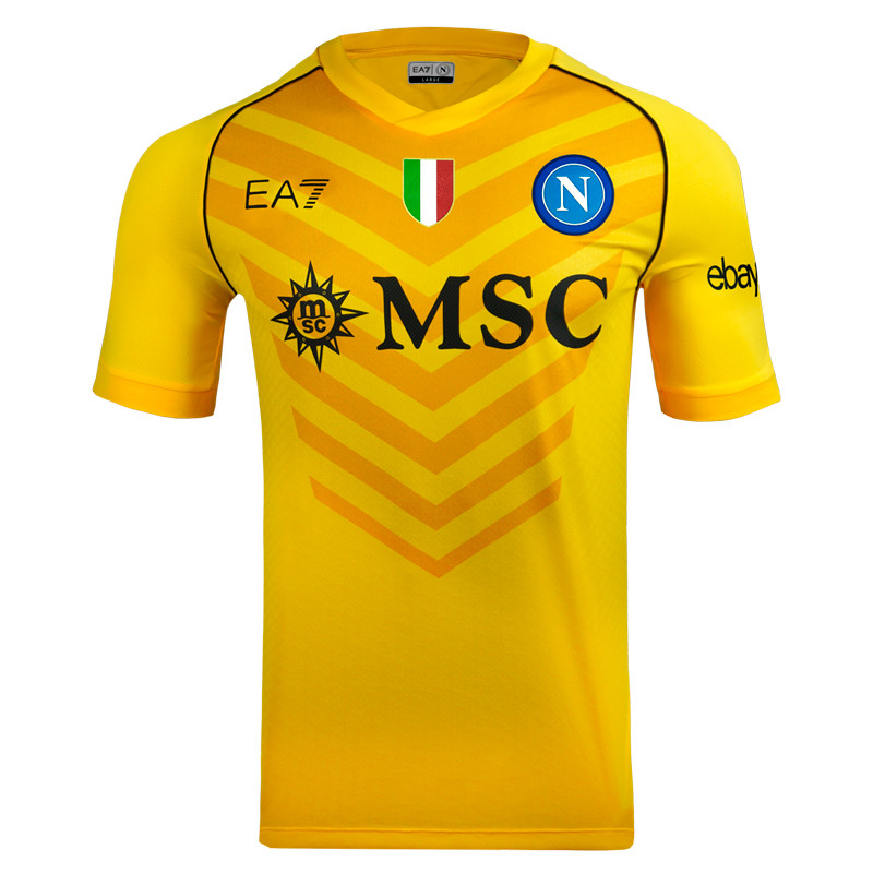 ssc napoli maglia gara portiere gialla 20232024 SSC Napoli | Scopri la Collezione Sullo Shop Ufficiale