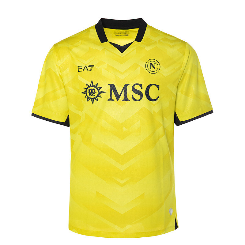 ssc napoli maglia gara portiere gialla junior 20242025 con stampa personalizzazione SSC Napoli | Scopri la Collezione Sullo Shop Ufficiale