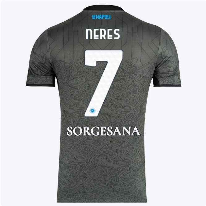 ssc napoli maglia gara third 20242025 – 7 – david neres SSC Napoli | Scopri la Collezione Sullo Shop Ufficiale
