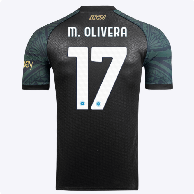 ssc napoli maglia gara third euro 20232024 – 17 – mathías olivera SSC Napoli | Scopri la Collezione Sullo Shop Ufficiale