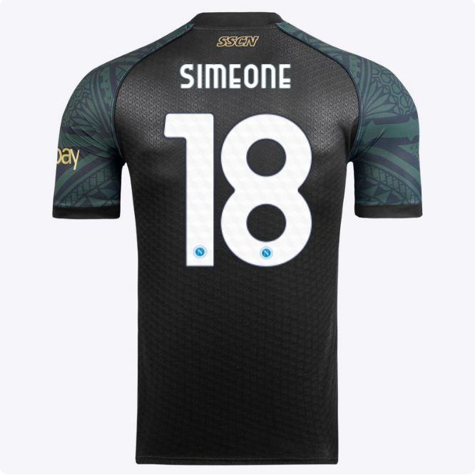 ssc napoli maglia gara third euro 20232024 – 18 – giovanni simeone SSC Napoli | Scopri la Collezione Sullo Shop Ufficiale