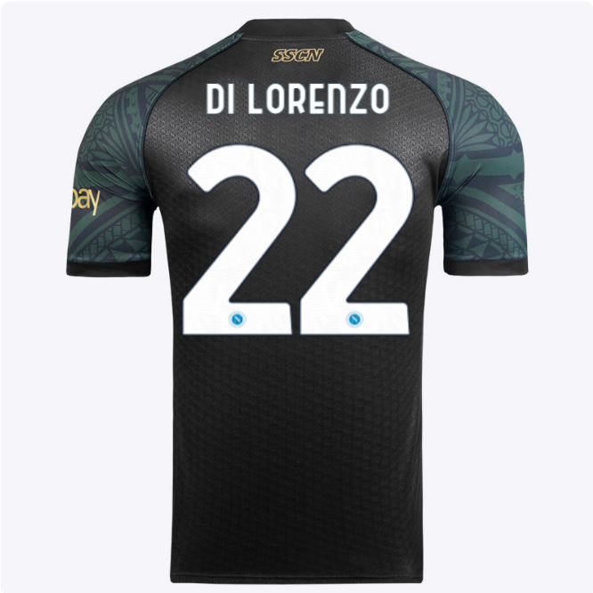 ssc napoli maglia gara third euro 20232024 – 22 – giovanni di lorenzo SSC Napoli | Scopri la Collezione Sullo Shop Ufficiale