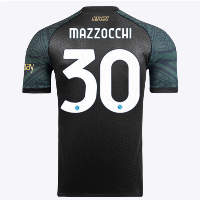 ssc napoli maglia gara third euro 20232024 – 30 – pasquale mazzocchi SSC Napoli | Scopri la Collezione Sullo Shop Ufficiale