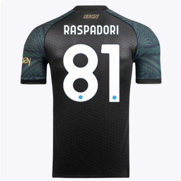 ssc napoli maglia gara third euro 20232024 – 81 – giacomo raspadori SSC Napoli | Scopri la Collezione Sullo Shop Ufficiale