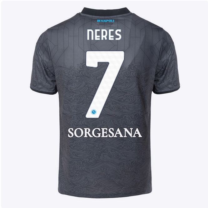 ssc napoli maglia gara third junior 20242025 – 7 – david neres SSC Napoli | Scopri la Collezione Sullo Shop Ufficiale