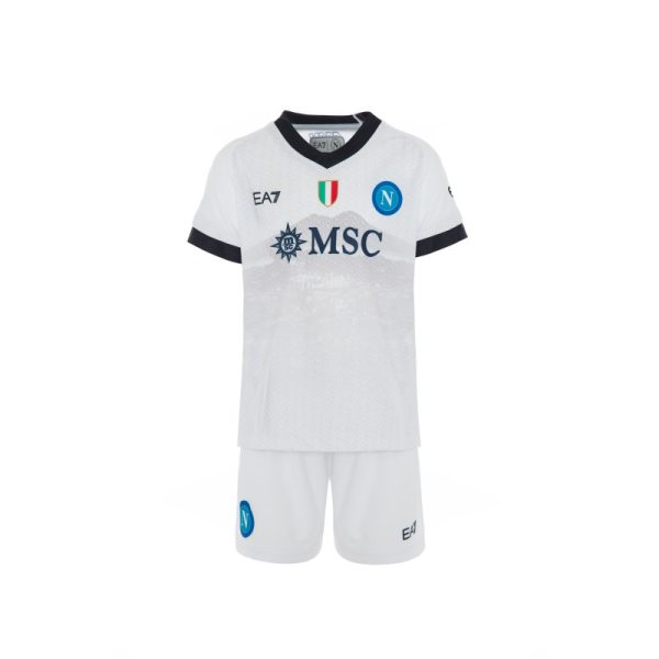 ssc napoli set gara away infant 20232024 SSC Napoli | Scopri la Collezione Sullo Shop Ufficiale