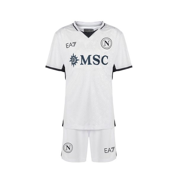 ssc napoli set gara away junior 20242025 SSC Napoli | Scopri la Collezione Sullo Shop Ufficiale