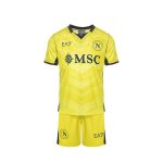 ssc napoli set gara giallo junior 20242025 con stampa personalizzazione SSC Napoli | Scopri la Collezione Sullo Shop Ufficiale
