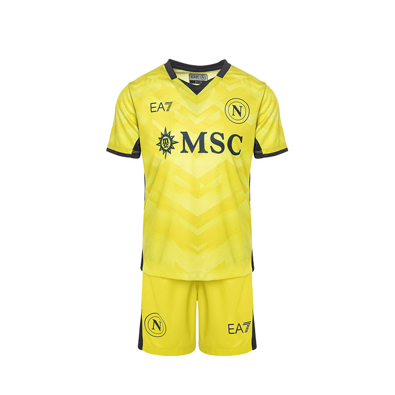 ssc napoli set gara giallo junior 20242025 SSC Napoli | Scopri la Collezione Sullo Shop Ufficiale