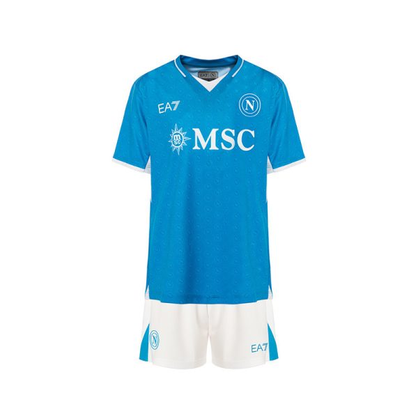 ssc napoli set gara home junior 20242025 SSC Napoli | Scopri la Collezione Sullo Shop Ufficiale