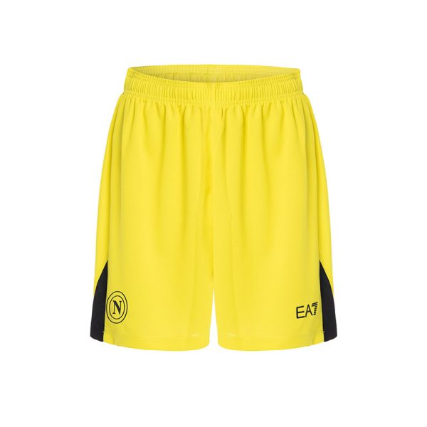 ssc napoli shorts gara giallo 20242025 con stampa personalizzazione SSC Napoli | Scopri la Collezione Sullo Shop Ufficiale