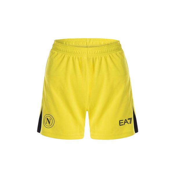 ssc napoli shorts gara giallo junior 20242025 con stampa personalizzazione SSC Napoli | Scopri la Collezione Sullo Shop Ufficiale